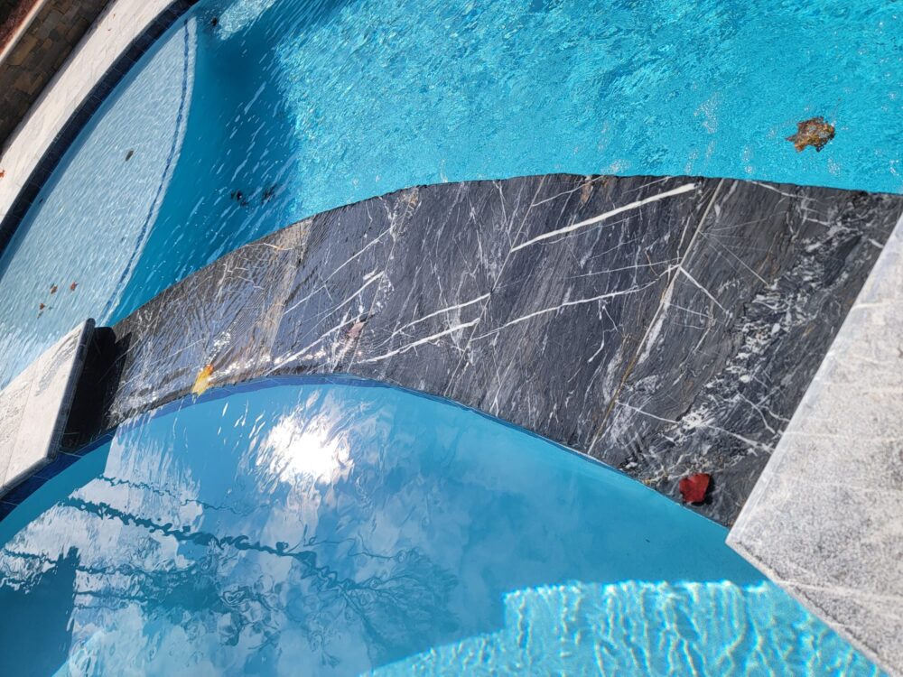 Noda silver pool coping best inventory sallers by Noda Stone.