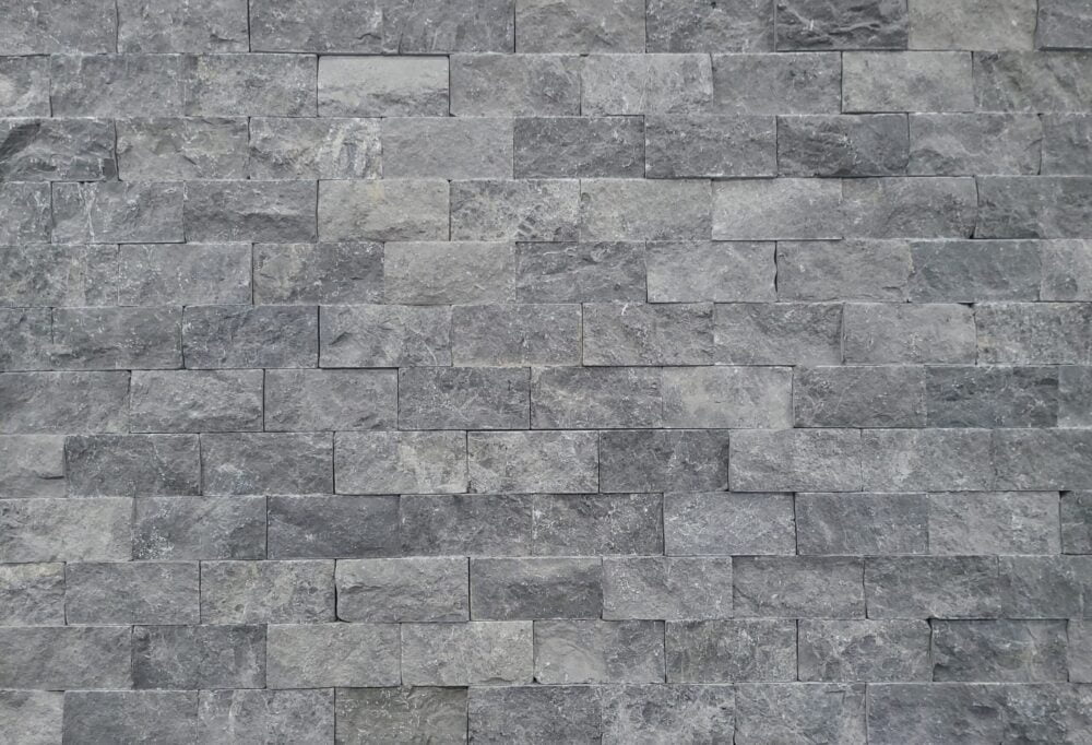 Belgium Bluestone 2x4 Split Face Wall Covering by Noda Stone Inc