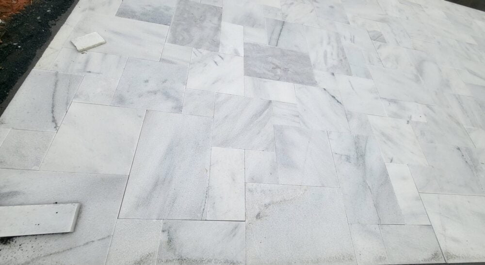 Transform outdoor spaces with Bianco Paver Stone from Noda Stone Inc