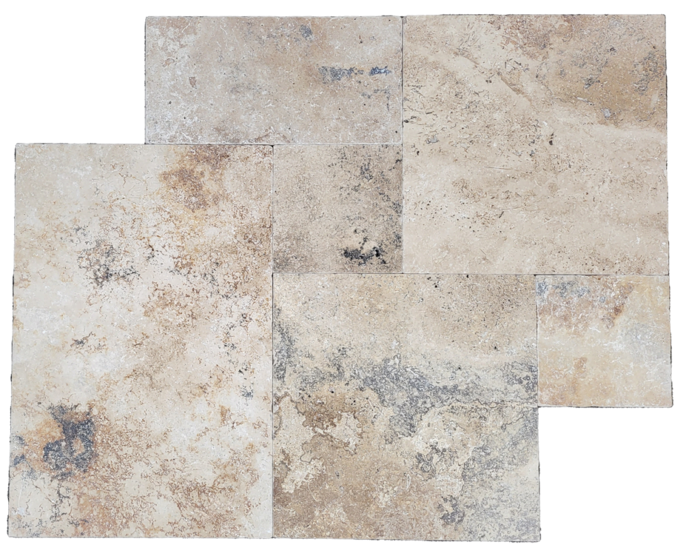 Country Classic Travertine by Noda Stone Inc., showcasing earthy and warm tones.